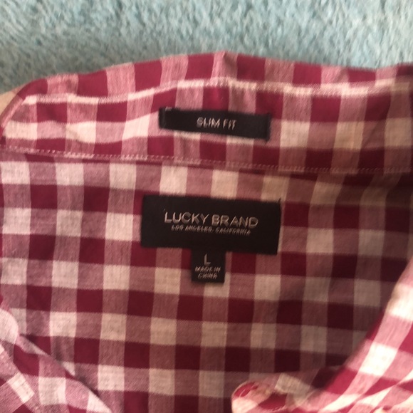 Lucky brand button down NWOT - Picture 2 of 4